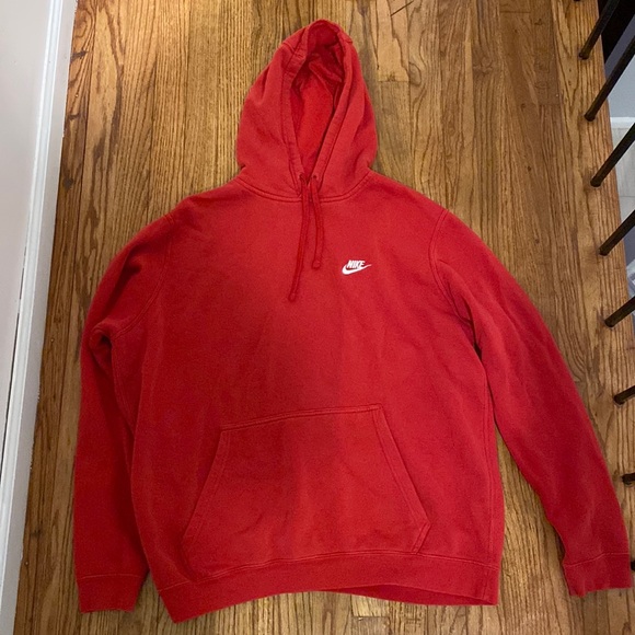 Other - Red Nike Hoodie